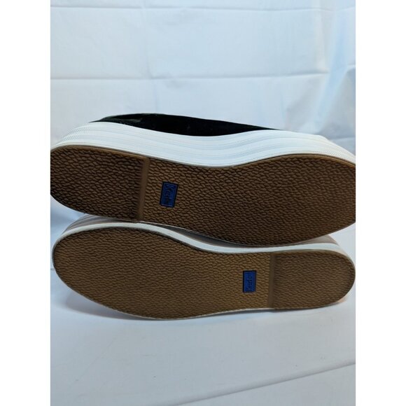 Keds Triple Up Platform Shoes Sneakers Sz 8.5 Dark Green Velvet ST PATRICK'S DAY - Picture 12 of 14